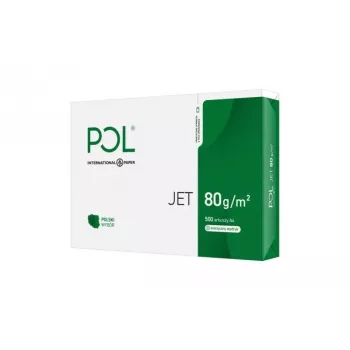 Biuro kopijinis popierius POLJET 9938A80 (A4; 80 g/m²; 500 lapų; balta, matinė)