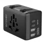 Kelioninis adapteris BlitzWolf BW-TA1 4-in-1 su 2× USB PD 20W prievadais
