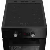 Indukcinė viryklė su elektrine orkaite Beko FSM59305BDT, 60 L, 50 cm, juoda, A energijos klasė, 4 zonų indukcinė kaitlentė su boost