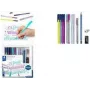 Staedtler rankinio šrifto rinkinys 100% PEFC – šepetėlis ir plona linija