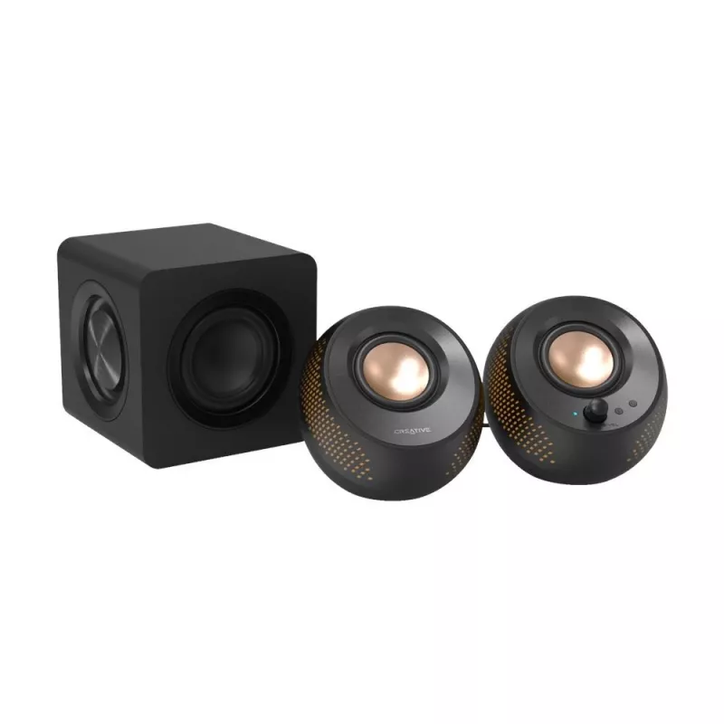Creative Pebble X Plus garsiakalbių rinkinys 30 W Universalus Juodas 2.1 kanalai Bluetooth