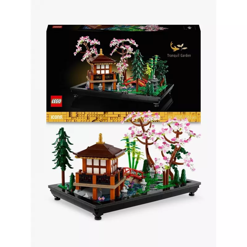 LEGO ICONS 10315 Zen sodas – statybų rinkinys suaugusiems, 1363 detalės, 18+