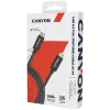 CANYON UC-44 laidas, U4-CC-5A1M-E, USB4 TYPE-C į TYPE-C 40G 1m 5A 240W su E-MARK, CE, ROHS, juodas