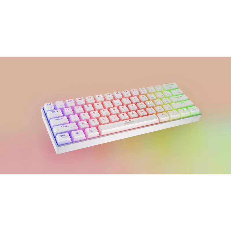 Belaidė klaviatūra žaidimams Genesis THOR 660 G2 — 2,4 GHz, Bluetooth, USB-C