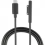 Sinchronizavimo ir įkrovimo laidas 4smarts 468683, 1 m, juodas, Microsoft Surface