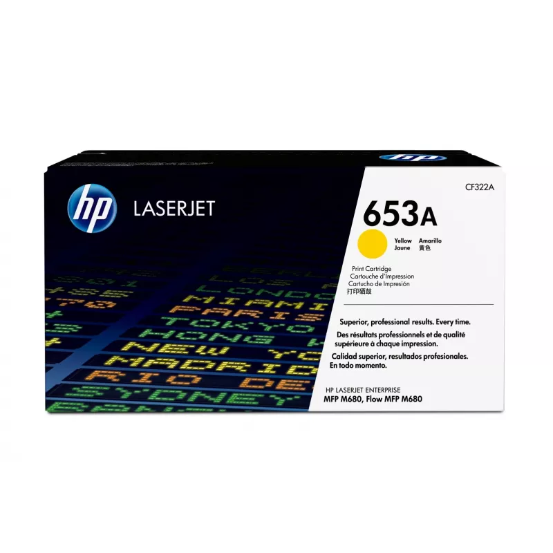 HP 653A (CF322A) geltonas toneris, 6000 puslapių
