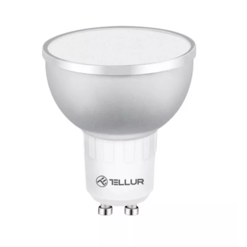 LED išmani lemputė Tellur GU10 5W RGB reguliuojamo ryškumo
