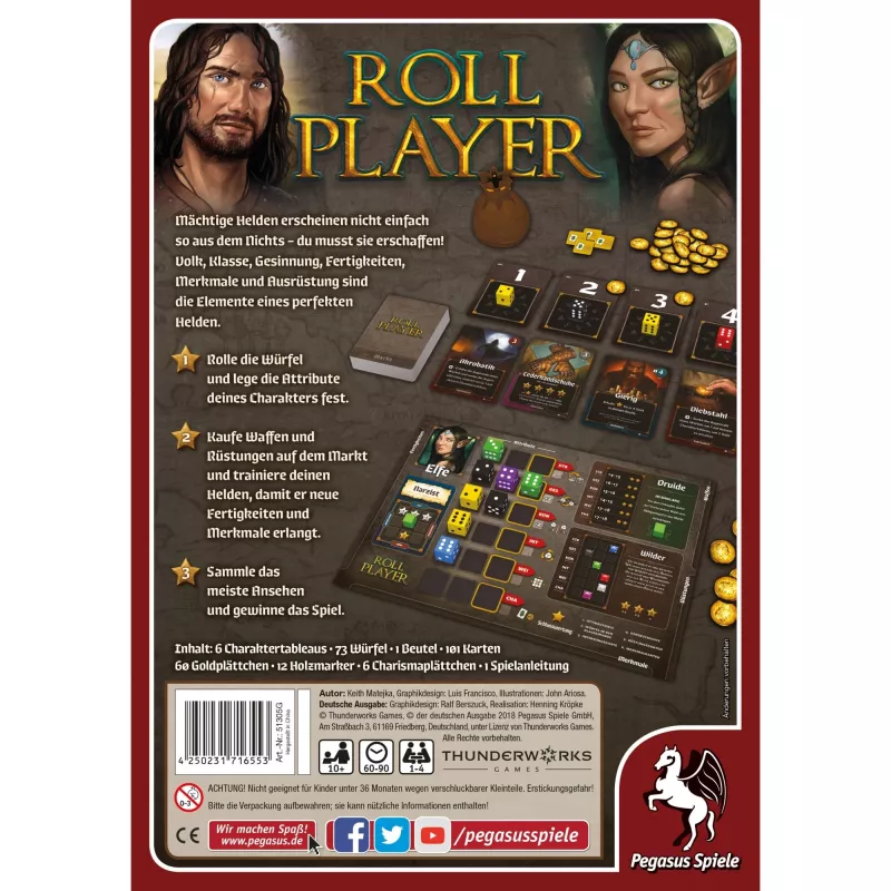 Roll Player, Stalo žaidimas