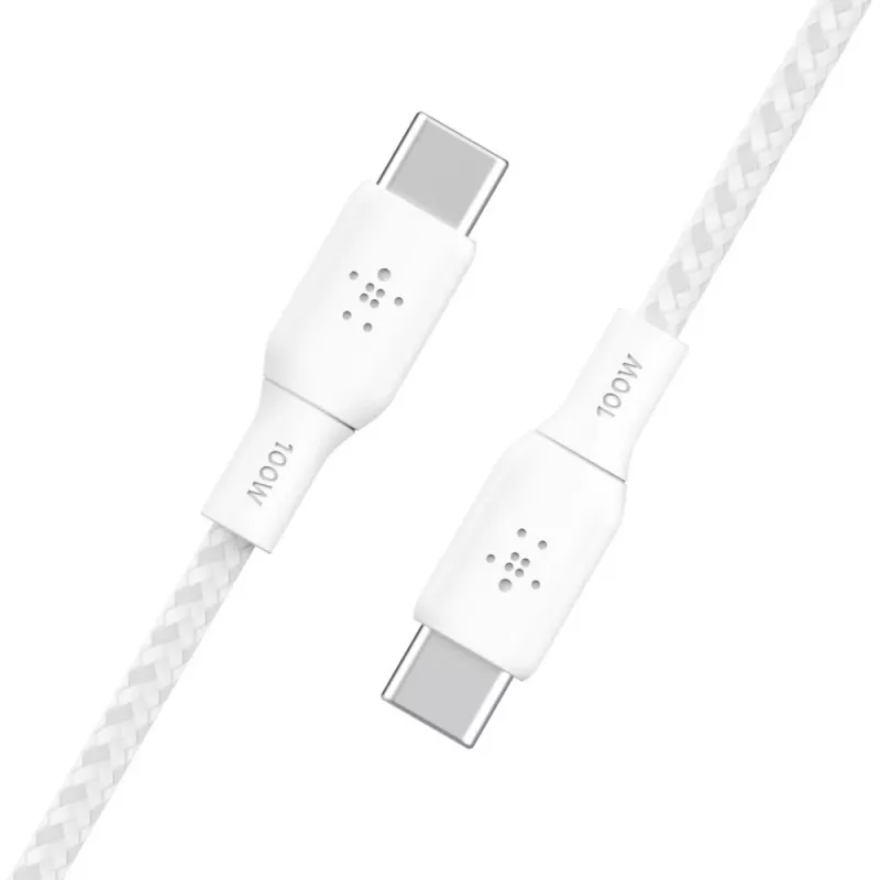 USB laidas Belkin BOOST CHARGE USB 2.0 2m USB-C baltas