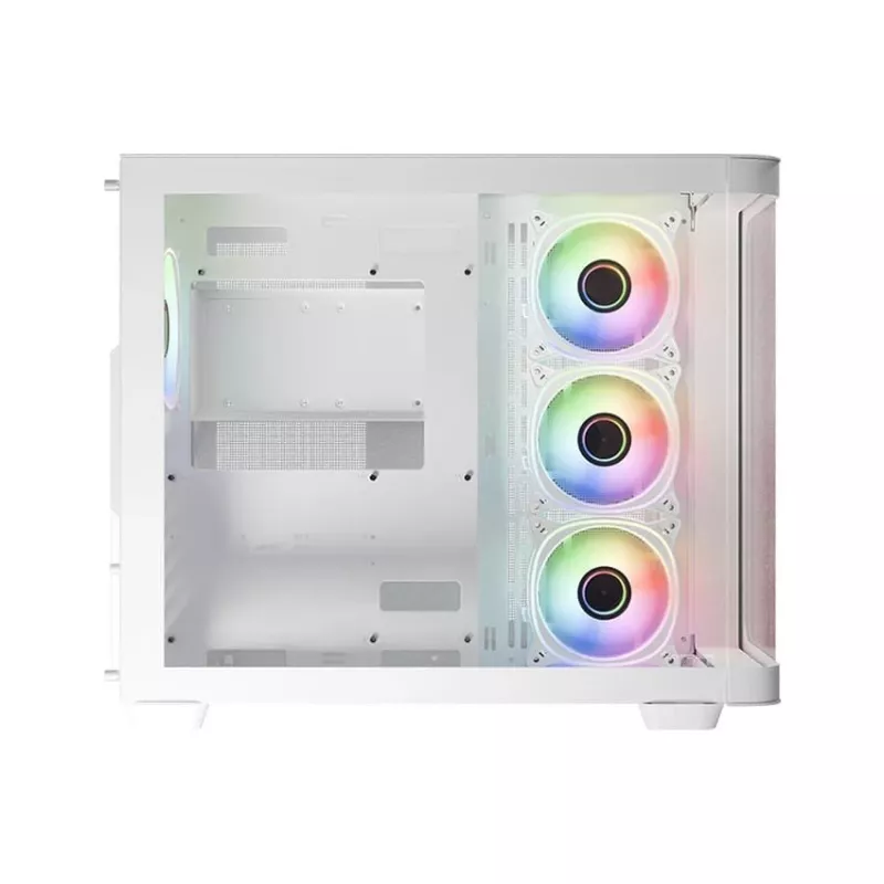 LC-Power Gaming 8001W Pro-Storm Light Midi Tower ATX kompiuterio korpusas, baltos spalvos (LC-8001W-ON)