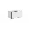 Spintelė grindinė prie sienos Cama Meble ROCO RO3, 75×37×39 cm, balta/juoda/balta