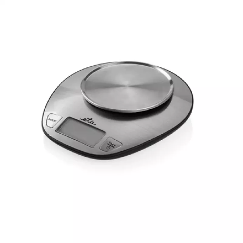 Elektrinės virtuvinės svarstyklės ETA Dori nerūdijančio plieno, 5 kg talpa, 1 g tikslumas