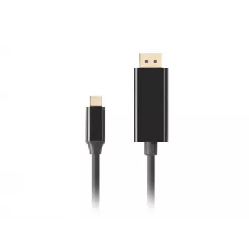 USB-C į DisplayPort adapteris Lanberg CA-CMDP-10CU-0018-BK juodas 1,8 m