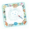 Ravensburger Aqua Doodle Animals piešimo kilimėlis – ministeps rinkinys bepurviam piešimui su vandeniu