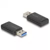 DeLOCK Wi-Fi 6 dviejų juostų WLAN USB adapteris AX1800 1201 + 574 Mbps