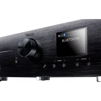 Stereo imtuvas Magnat MC 400 — 2.0 kanalų, 40 W vienam kanalui, CD grotuvas, Wi‑Fi, Bluetooth, DAB/FM, Ethernet (juodas)