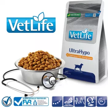FARMINA Vet Life Ultrahypo Canine - sausas šunų ėdalas - 2 kg
