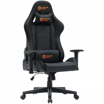 Žaidimų kėdė CANYON Irida RGBCH03 RGB juoda ergonomiškas dizainas, reguliuojami porankiai, atlošiama nugara