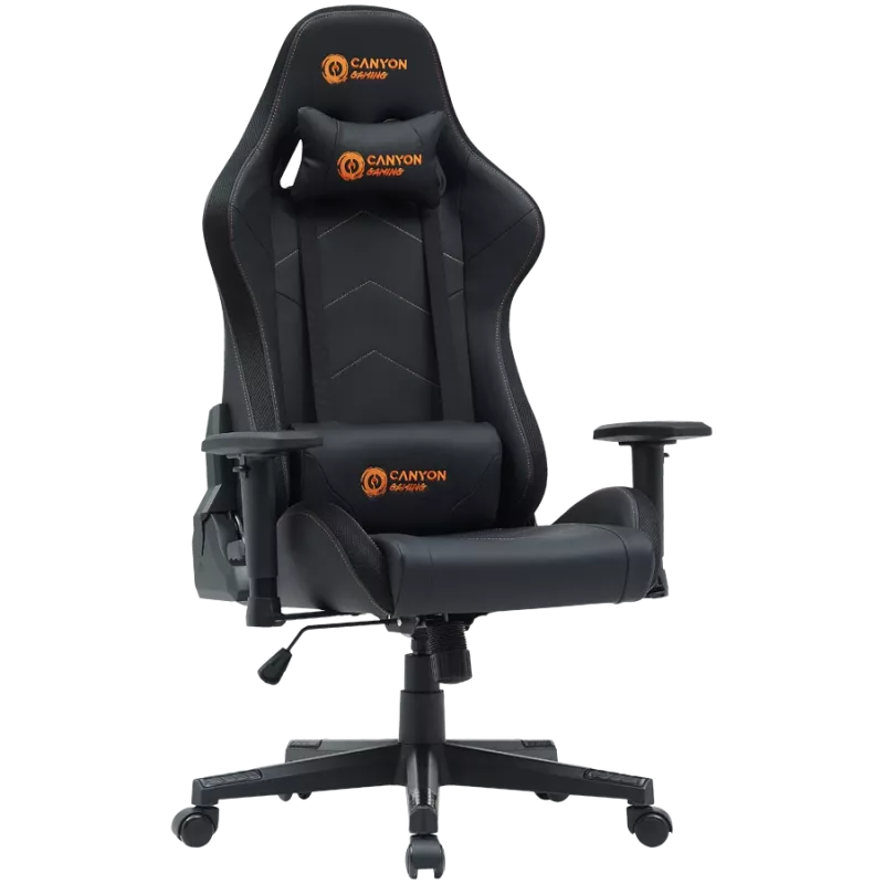 Žaidimų kėdė CANYON Irida RGBCH03 RGB juoda ergonomiškas dizainas, reguliuojami porankiai, atlošiama nugara