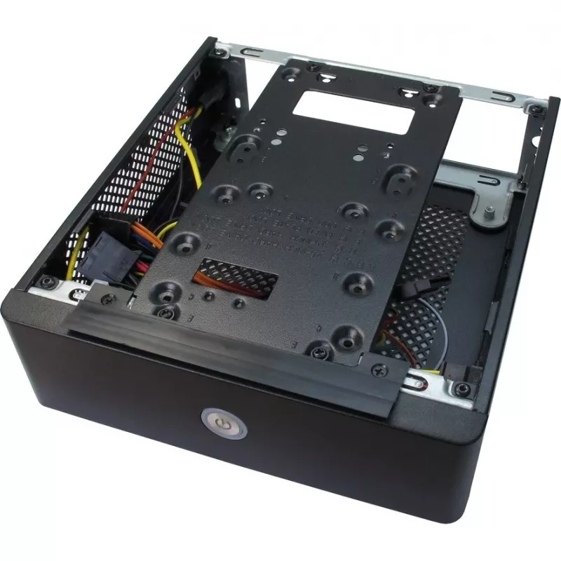 Kompaktiškas ITX korpusas Inter-Tech ITX-601 Desktop juodas