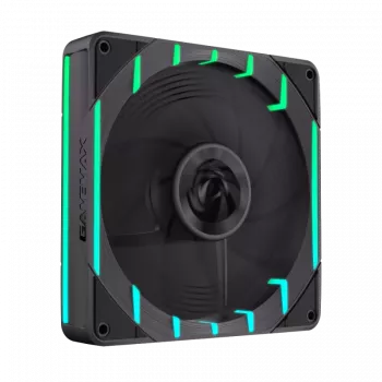 GAMEMAX TORNADO T12 ARGB-R 120mm korpuso ventiliatorius – juodas