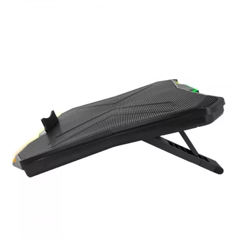 Aušinimo padėklas nešiojamam kompiuteriui ESPERANZA EGC110 17 colių (43,2 cm), 1 ventiliatorius 18 cm, 800 aps./min., 63 CFM, USB 2.0, juodas