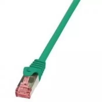 Tinklo laidas LogiLink 5m Cat.6 RJ-45 S/FTP Žalias