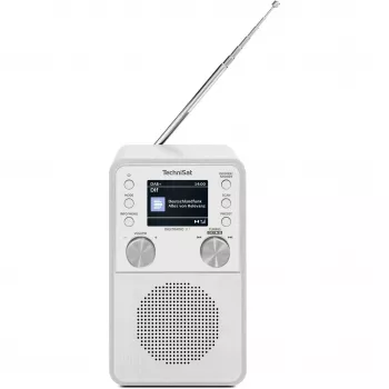 Skaitmeninis radijas TECHNISAT DigitRadio 317 Baltas – FM ir DAB+ priėmimas, kompaktiškas stalinis dizainas