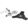 Bosch Professional F016800631 krūmapjovių peilių komplektas GFR 18V-23 / GRT 18V-33, 6 vnt., 23 cm