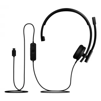 Logitech H570e – Ausinės ant ausų, laidinės, USB-C, sertifikuotos Microsoft Teams (981-001427)
