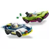 LEGO City policijos automobilio ir raketinio automobilio gaudynės 60415 – 213 dalių, 2 minifigūrėlės, nuo 6 metų