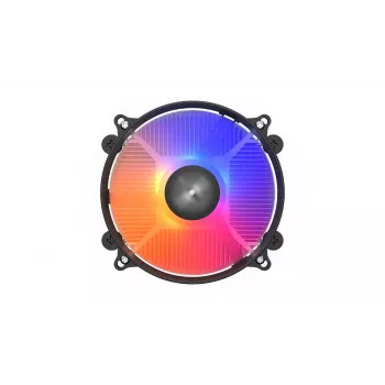 CPU aušintuvas KRUX Integrator RGB KRX0093 su 120 mm PWM ventiliatoriumi, ARGB apšvietimu, 85 W TDP, AM4 palaikymu