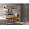 Laisvai pastatoma vonios spintelė Top e Shop NEL V DDS ARTISAN – ąžuolo spalvos, 3 lentynos, 300×300×850 mm