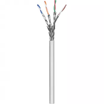Tinklo kabelis GOOBAY 96093 Cat6 S/FTP (S-STP) pilkas 50 m