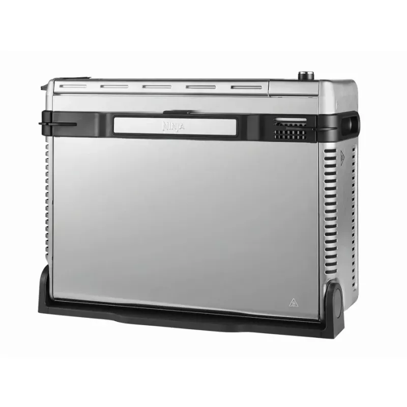 Ninja SP101 Vienvietis 10 L Laisvai pastatomas 2400 W Karšto oro gruzdintuvas Juodas, Nerūdijantis plienas