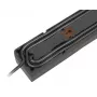 Prailginimo laidas ARMAC Z5 3 m 5x 230V 10A juodas su kabelių organizatoriumi