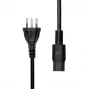Maitinimo laidas ProXtend PC-JC15-002, Šveicarijos CEE 7/7 į IEC C15, 2 m