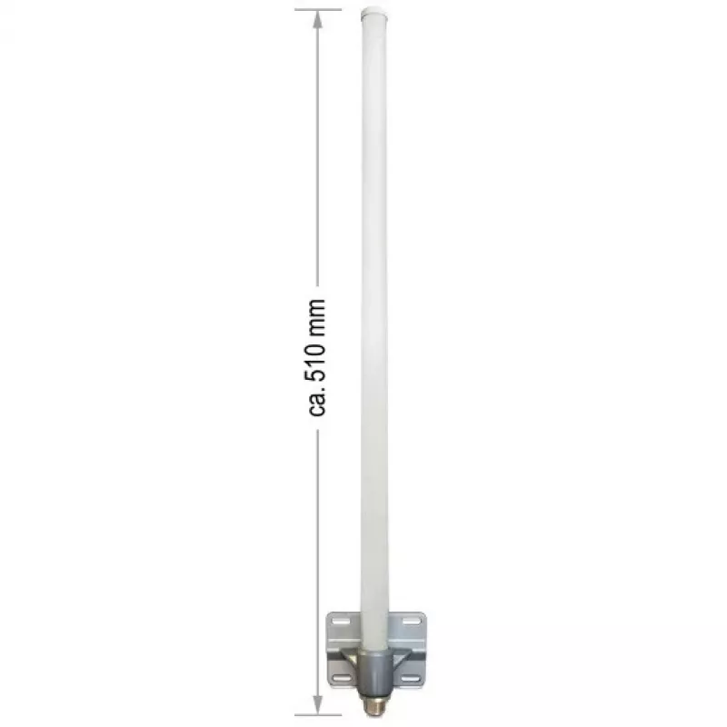 ALLNET antena 2,4 GHz 8dBi Omni lauko N-Type-Moteriška ANT-24-1T1R-OMNI-8dbi (ANT-24-1T1R-OMNI-8dbi)