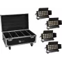 LED prožektorius EUROLITE CLS-18 QCL RGB/WW 18×7W su transportiniu dėklu