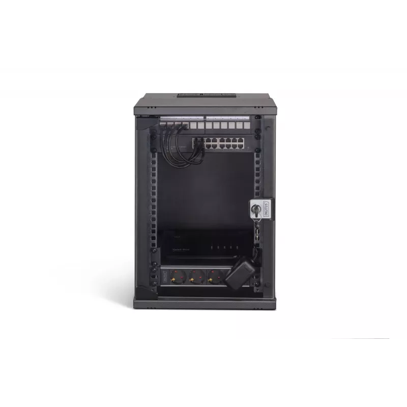 Sieninis tinklo stovas Digitus DN-49103-SET 9U 315 x 300 mm juodas