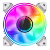 Gamemax DUAL RING INFINITY ventiliatorius korpusui | Baltas