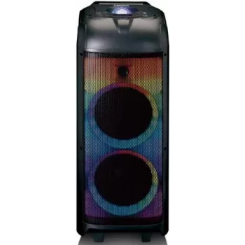 Nešiojamas Bluetooth kolonėlė su disko kamuoliu Lenco PA-260, juoda