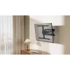 Pilnai reguliuojamas TV laikiklis GEMBIRD WM-90ST-02 43–90 colių ekranams, ištraukiamas, VESA 100x200–600x400, 50 kg