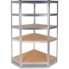 Metalinė kampinė lentyna G9040 40 cm