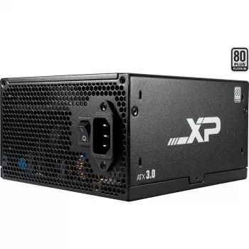SAMA XPH-1000A, maitinimo blokas 1000 W, 1x 12 kontaktų GPU, 3x PCIe, kabelių valdymas