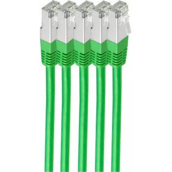 shiverpeaks BS75711-H0.25G-SET5 tinklo kabelis žalias 0,25 m Cat6 S/FTP (S-STP)