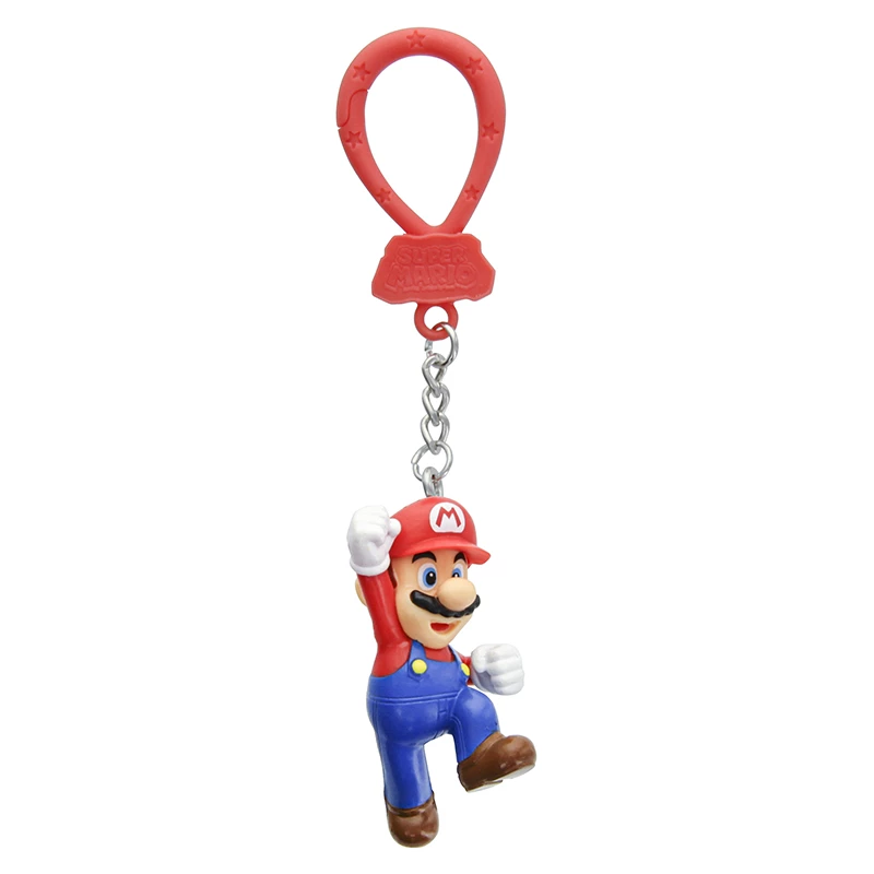 „Backpack Buddies“ raktų pakabukų rinkinys Paladone Super Mario, CDU, 24 vnt. – įvairūs veikėjai, kolekcionuojami aksesuarai