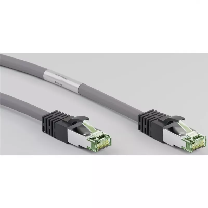Goobay CAT 8.1 Patch Laidas, S/FTP (PiMF), Pilkas, 3 m - LSZH Halogen-Free, Varinis AWG 24 (55138)