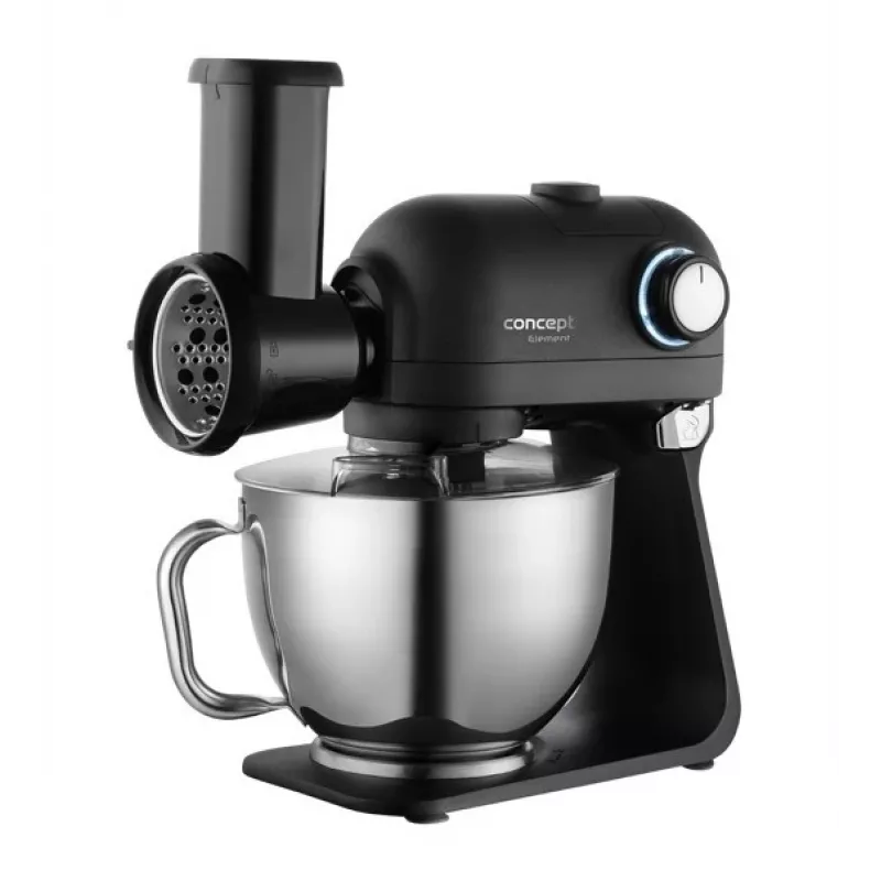 Planetarinė maišyklė Concept RM8000 - 1200 W virtuvės mašina, juoda