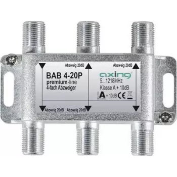 Axing BAB 4-20P kabelinis daliklis pilkas (BAB 4-20P)